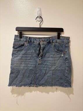 wild fable Distressed Denim Mini Skirt